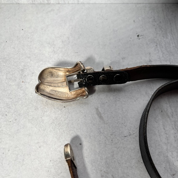 Vintage 1980’s Kieselstein-Cord sterling silver pecos conchas full ranger set - Picture 5 of 12